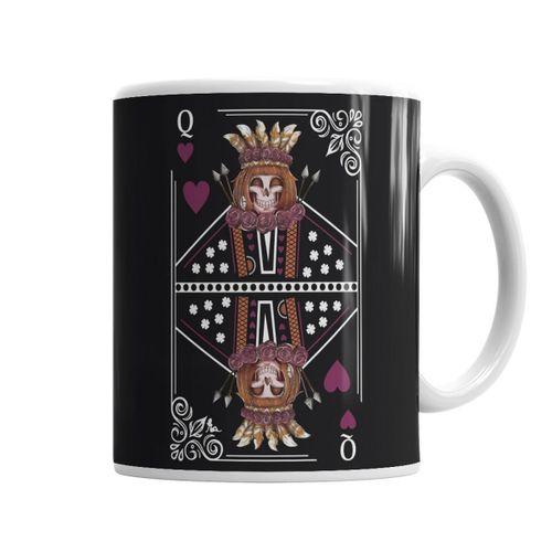 Queen Of Hearts Kupa Bardak Porselen
