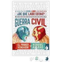 Lucha Libre Cap Ve Iron Man Puzzle 240 Parça Yapboz