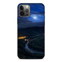 Lopard Apple iPhone 12 Pro Uyumlu Kılıf Gece'S (50) Shockproof Kılıf Şehir Işıkları