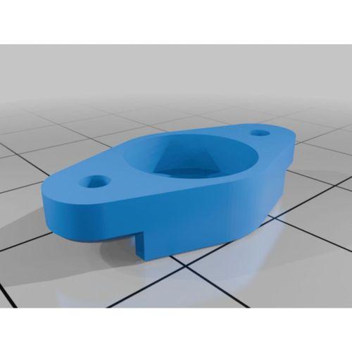 DC Barrel Jack Braket 5.5 x 2.1 16 3D Baskı