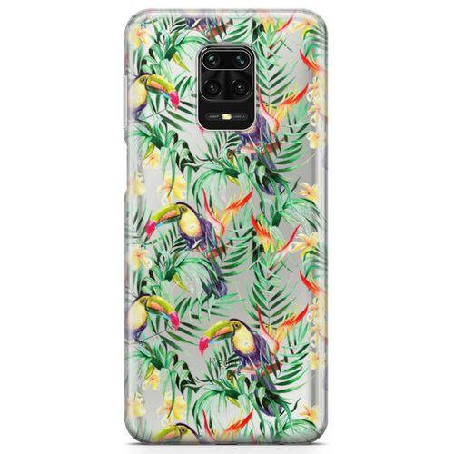 Xiaomi Redmi Note 9S Kılıf Tropika Arka Kapak Koruma Desenli Full Koruyucu
