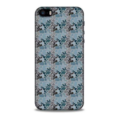 Kamuflaj 27 Apple iPhone 5S Kılıf Silikon Kapak