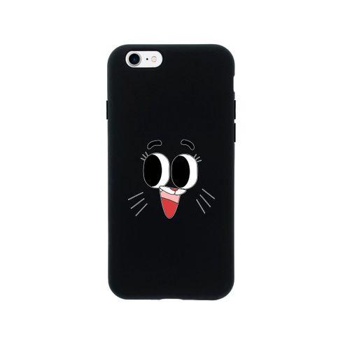 iPhone 7 Gumball Tasarımlı Siyah Telefon Kılıfı