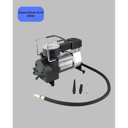 Dc 12v Metal Hava Kompresörü Araç Lastik Şişirme 35l/dk