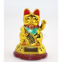 Güneş Enerjili Pati Salayan Şans Kedisi ( Maneki Neko ) Alk2931