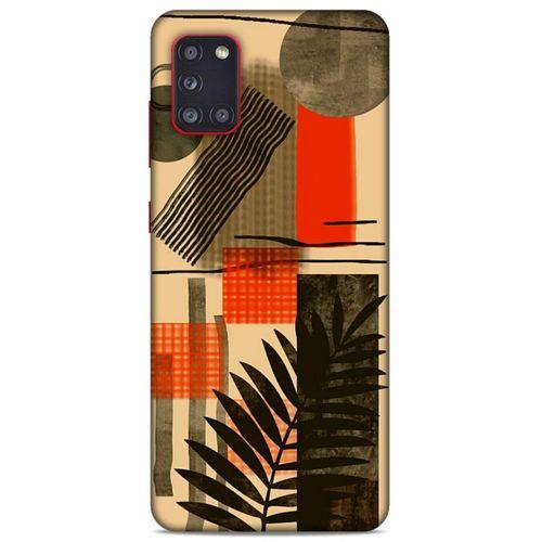 Lopard Samsung Galaxy A31 Uyumlu Kılıf Soyut Sanat (44) Desenli Tough Armor Kılıf