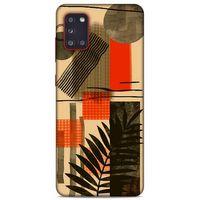 Lopard Samsung Galaxy A31 Uyumlu Kılıf Soyut Sanat (44) Desenli Tough Armor Kılıf