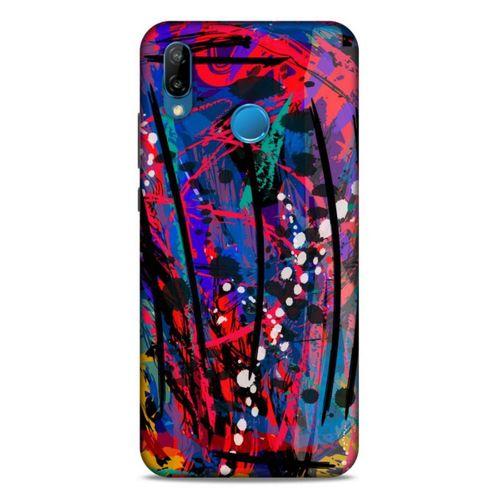 Lopard Huawei P20 Lite Uyumlu Kılıf Soyut Sanat (46) Desenli Core Armor Kılıf