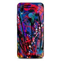 Lopard Huawei P20 Lite Uyumlu Kılıf Soyut Sanat (46) Desenli Core Armor Kılıf