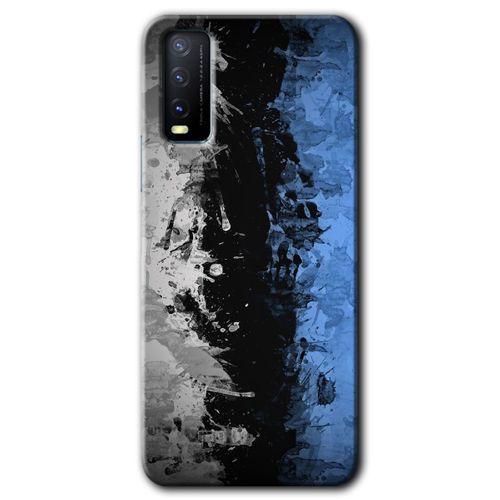 Vivo Y20 Kılıf HD Desen Baskılı Arka Kapak - Abstract Wallpaper + Kırılmaz Cam
