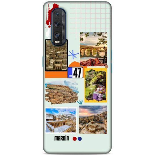 Lopard Oppo Find X2 Uyumlu Kılıf Şehirli ※ (47) Mardin Crystal Flex Kılıf