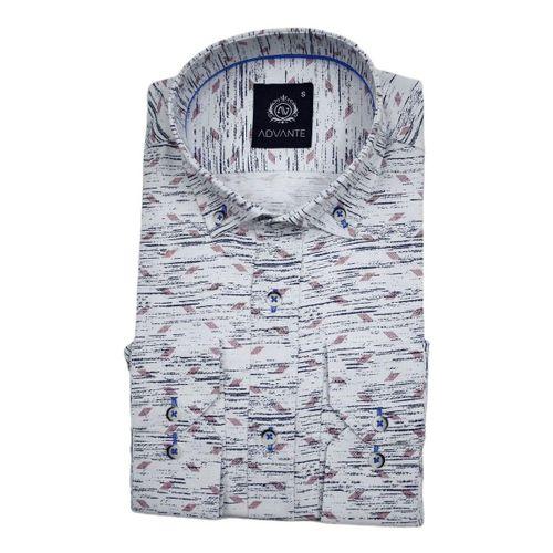 Erkek Silim Fitt Çizgili Uzun Kol Gömlek BGL-ST02982