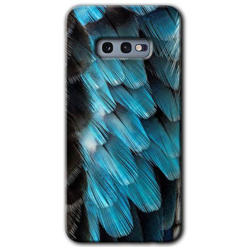 Potkal Hediye Fabrikası Samsung Galaxy S10e Kılıf HD Desen Baskılı Arka Kapak - 9D Tüyler