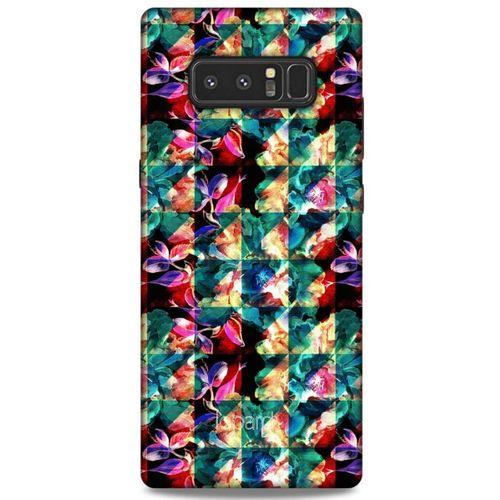 Samsung Galaxy Note 8 Kılıf Kelebek Etkisi (17) Tasarım Kılıf Turkuaz Yeşil