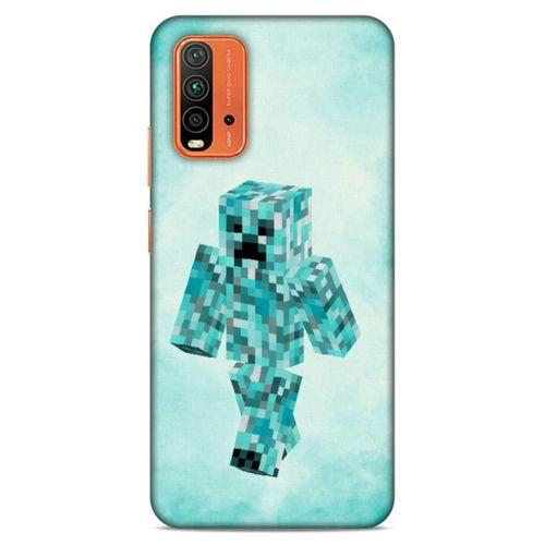 Lopard Xiaomi Redmi 9T Uyumlu Kılıf PiXel (47) Crystal Flex Kılıf Diamond Creeper