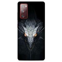 Samsung Galaxy S20 Fe Kılıf Dragons (13) Silikon Kap Gri Ejderha