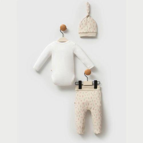 Moi Noi Kokina Şapka Body Pantolon MNB5334 Bej