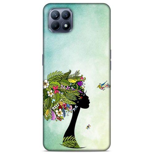 Lopard Huawei P40 Lite Uyumlu Kılıf Sürreal Yüzler ♀ (37) Silicone Cover Baskılı