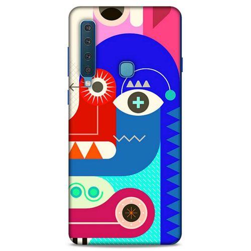 Lopard Samsung Galaxy A9 2018 Uyumlu Kılıf Soyut Sanat (13) Baskılı Silikon Kap