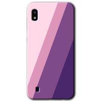 Galaxy A10 Kılıf HD Desen Baskılı Arka Kapak - Oblique + Kırılmaz Cam