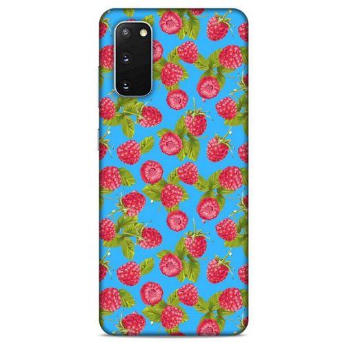 Frutix Ahududu 01 Samsung Galaxy S20 Kılıf Desenli Silikon
