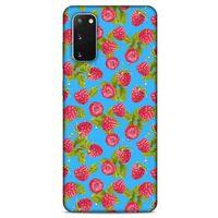 Frutix Ahududu 01 Samsung Galaxy S20 Kılıf Desenli Silikon