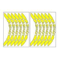 YAMAHA Yamaha Florasan Sarı Ybr Uyumlu Büyük 1 Set Jant Şeridi