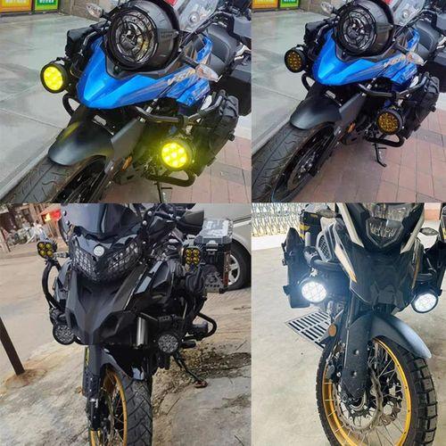 Offroad sis lambası sarı-beyaz çift kapaklı set 12-60v / LASS371