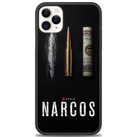iPhone 11 Pro Max Kılıf HD Baskılı Kılıf - Narcos + Tam Ekran Koruyucu