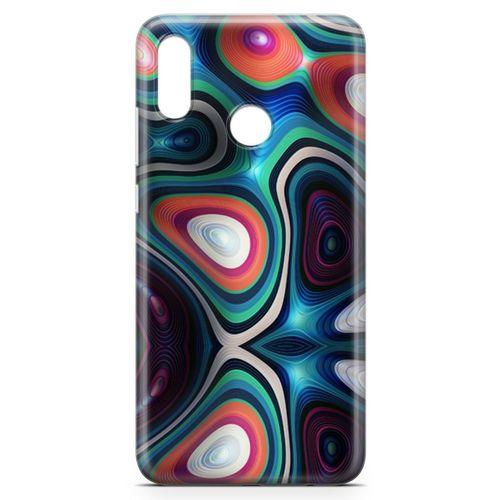 Huawei Y7 Prime 2019 Kılıf Elastik Hoparlör Arka Kapak Koruma Desenli Full Koruyucu