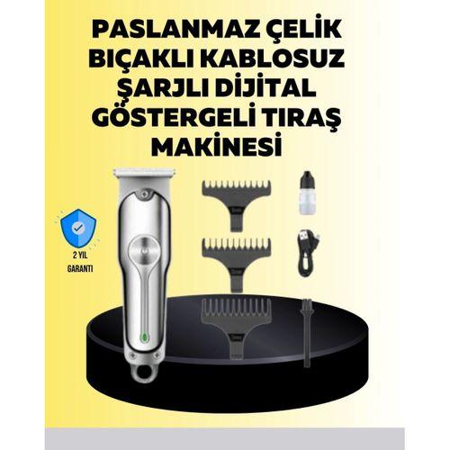 Metal Gövdeli Saç Sakal Kesme Makinesi – Hassas Kesim İçin