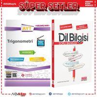 Sonuç Yayınları AYT Trigonometri ve AKM Dil Bilgisi Soru Bankası Seti 2 Kitap