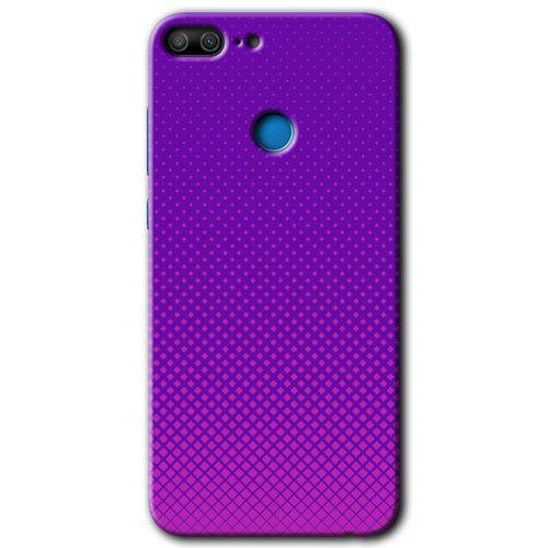 MRCİLETİSİM Honor 9 Lite Kılıf HD Desen Baskılı Arka Kapak + Temperli Cam - Semantic