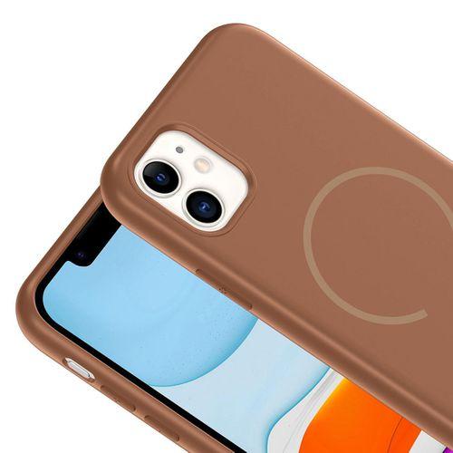 Apple iPhone 11 Kılıf M-safe Şarj Özellikli Zore Meta Kapak