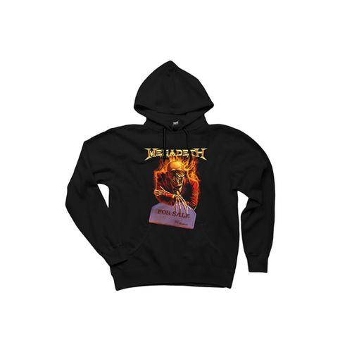 Megadeth For Sale Siyah Kapşonlu Sweatshirt Hoodie