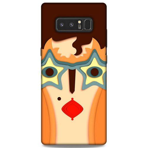 Lopard Samsung Galaxy Note 8 Uyumlu Kılıf Soyut Sanat (2) Desenli Kabı
