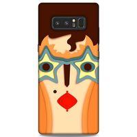 Lopard Samsung Galaxy Note 8 Uyumlu Kılıf Soyut Sanat (2) Desenli Kabı