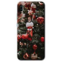 Huawei Y6 2019 Kılıf Baskılı Kapak - Happy New Year + 5D Tam Kaplayan Cam