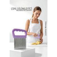 Şekilli Pratik Cips Dilimleyici Paslanmaz Çelik – 9x13 cm