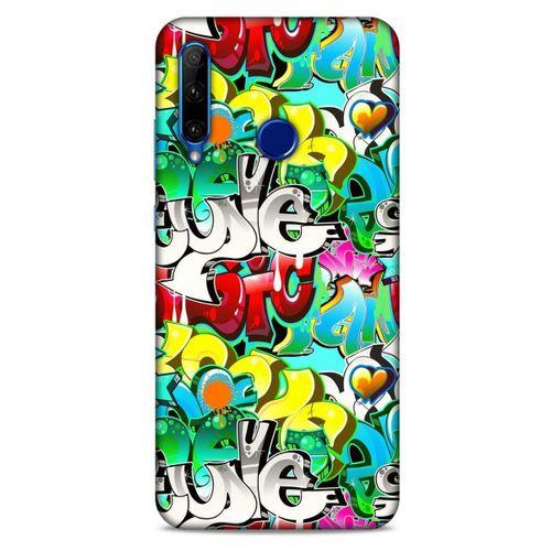Graffitix (13) Desenli Silikon Kapak Huawei Honor 20 Lite Kılıf