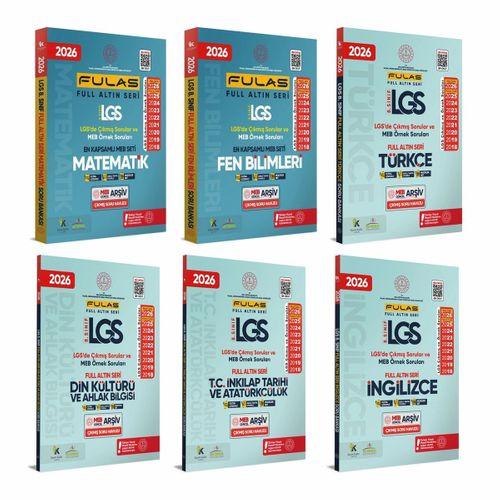 2026 8 Sınıf Full LGS Altın Seri(FULAS)MEB Çıkmış Modüler Soru Bankası Seti Çözümlü EN KAPSAMLI SET