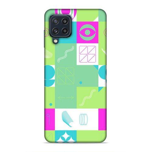 Samsung Galaxy M32 Uyumlu Kılıf Insomnia (30) Silicone Case Pembe Yeşil