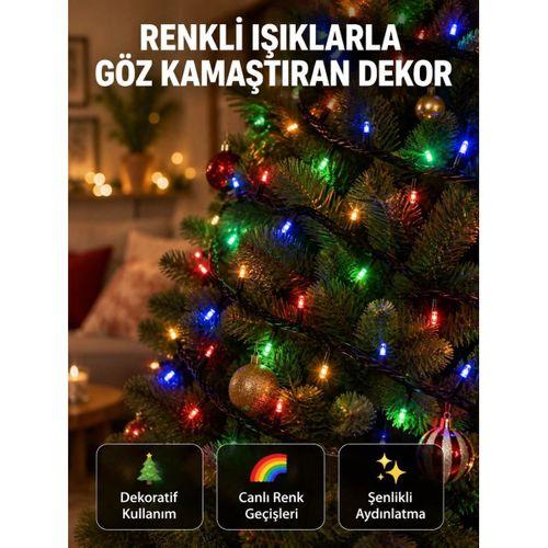50’li Led Şeffaf Kablolu 5 M Aydınlatma Işık Süsleme Led Yeni Nesil