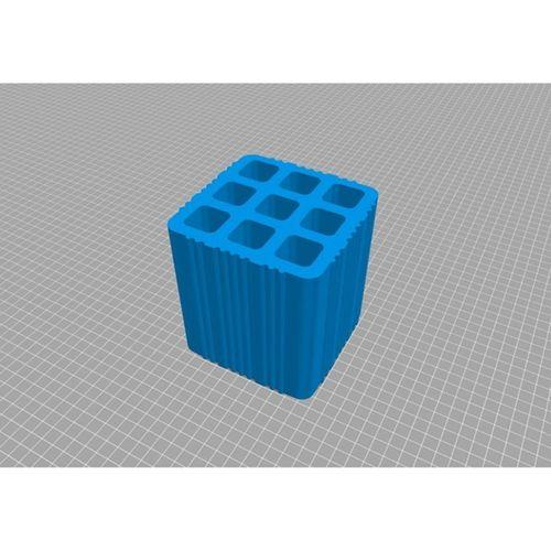 Tuğla Şekilli Çatal Bıçak Tutucu 3D Baskı (Bu ürün Sadece Plastik parçadır - Almadan Önce Soru Sorabilirsiniz)