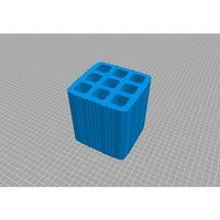 Tuğla Şekilli Çatal Bıçak Tutucu 3D Baskı (Bu ürün Sadece Plastik parçadır - Almadan Önce Soru Sorabilirsiniz)