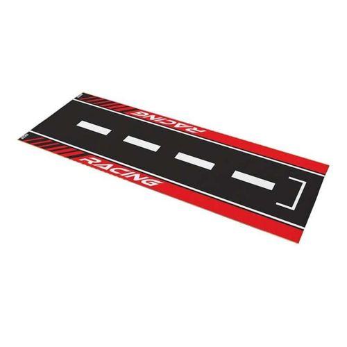 SEVGENT Skm Universal Kırmızı Desenli 80 X 220 Cm Kaydırmaz Motosiklet Halısı
