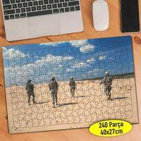 Arazide Askeri Ordu 240 Parça Puzzle Yapboz Tablo-84890403