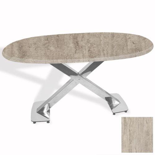 Dockers İks Masa Kromnikel Oval (94x146 - Werzalit, Allzalit yada Wermodin Tabla) - Monaco