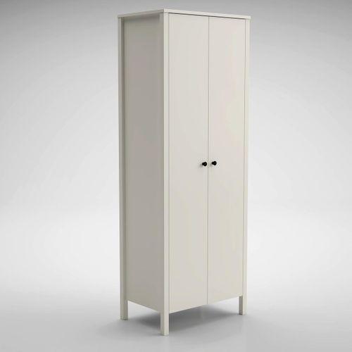 Venezia 2 Kapaklı Ahşap Ayaklı Gardırop Askılıklı - Minifiks - Aytaşı