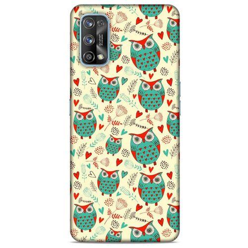 Baykuşlar (20) Desenli Silikon Kapak Telefon Kabı Oppo Realme 7 Pro Kılıf